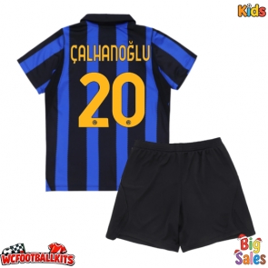 Inter Milan Hakan Calhanoglu #20 Replica Home Stadium Kit for Kids 2026-27 Short Sleeve (+ pants)